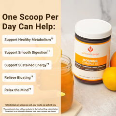 ActivatedYou Morning Complete glass shake captures an easy daily energy ritual.