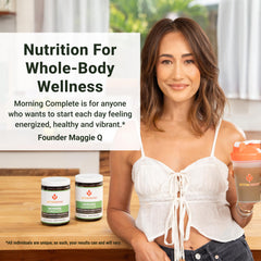 ACTIVATEDYOU Morning Complete ingredient spotlight prebiotics supports gut-friendly balance.