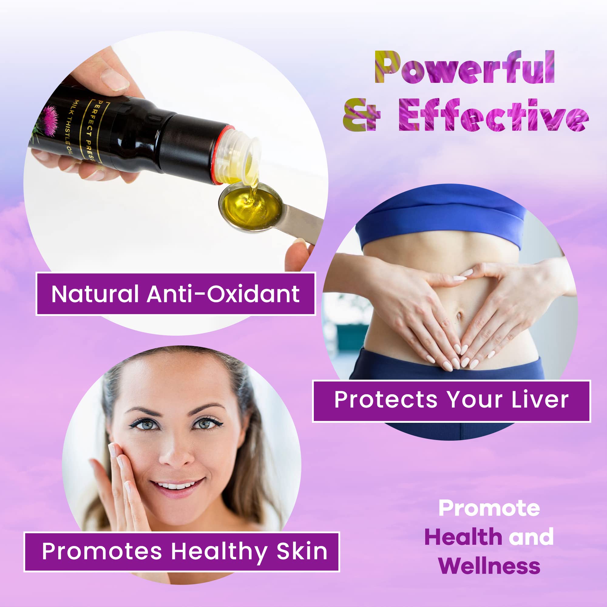 ACTIVATION milk thistle oil label close-up emphasizing maximum potency and German-engineered pressing.