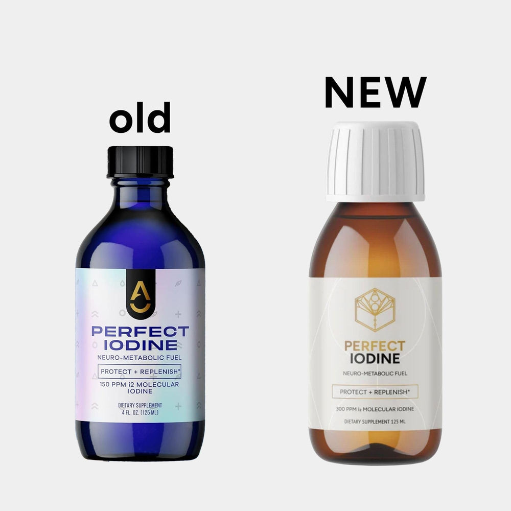 Activation Perfect Iodine drops in a dropper for flexible home dosing.