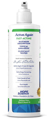 Active Again Hope Science Cream label close-up highlighting USA-made quality.