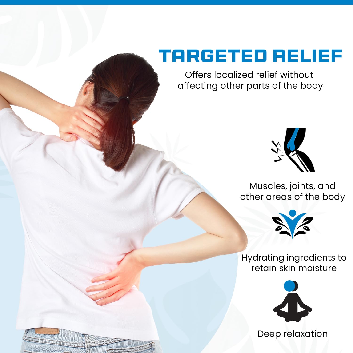 Active Milligrams Hemp Cooling Salve menthol application delivers a cooling sensation.