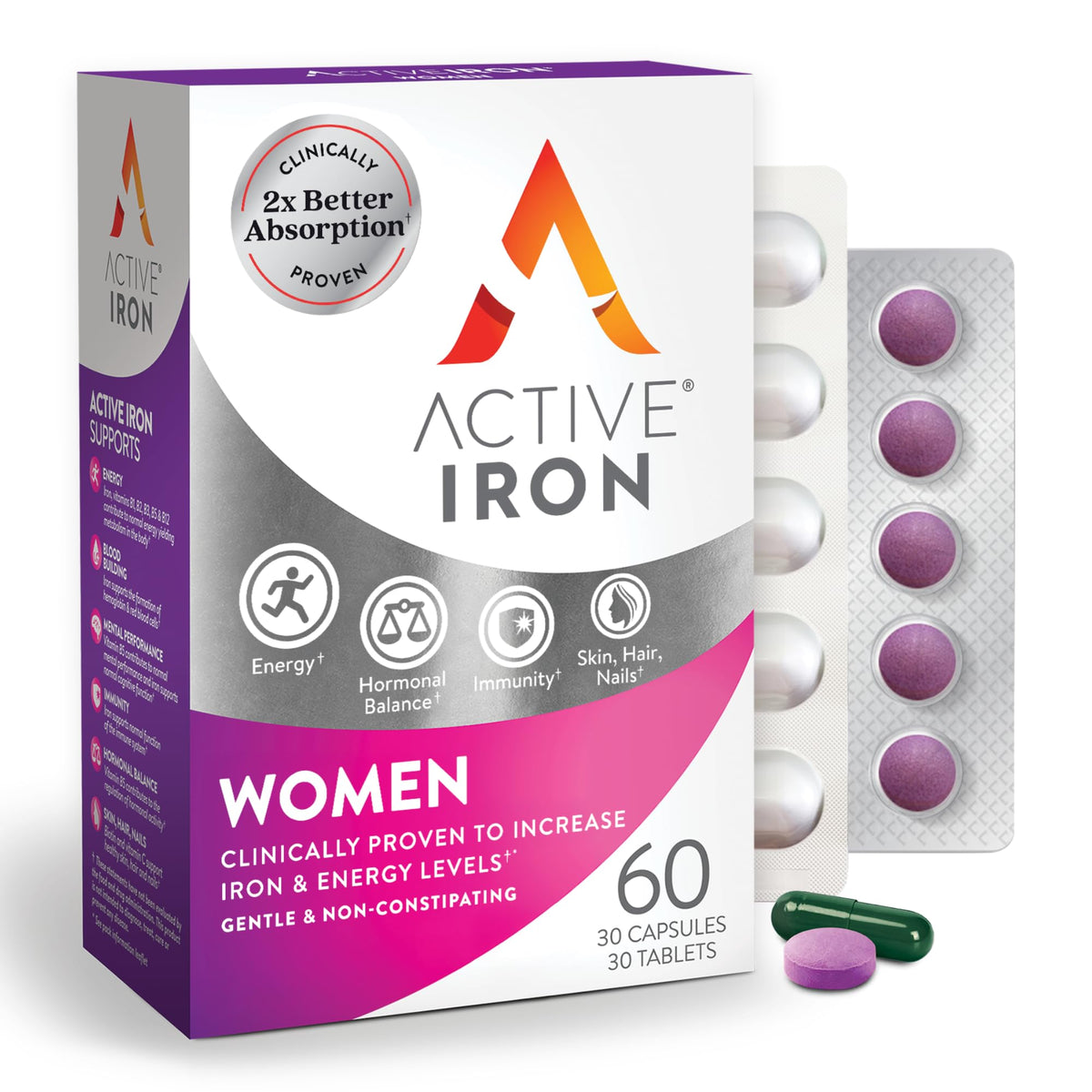Active Iron bottle pour for easy daily use