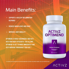 ACTIVZ Optimend label back features delivery technology and bioavailability note