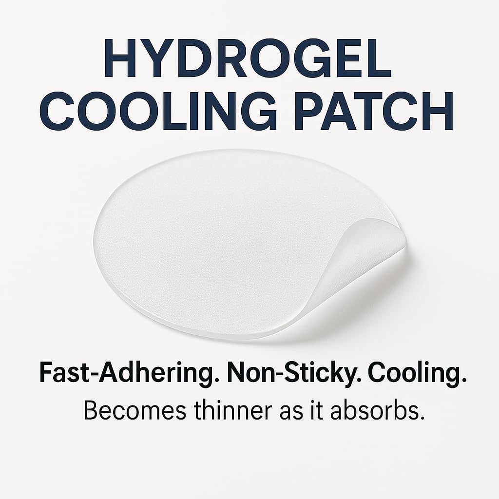 AD SOLUTION ATO Fast Calming hydrogel close-up demonstrates soothing gel layer.