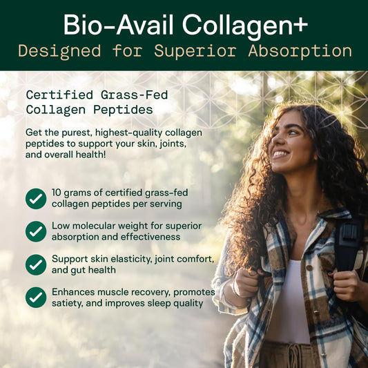 Pouring Adapt Naturals Bio-Avail Collagen+ into coffee for easy daily skin and recovery support