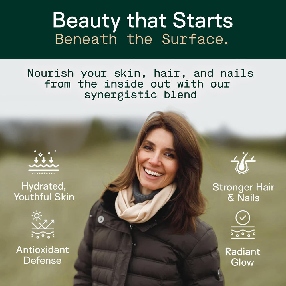 Adapt Naturals Inner Radiance eggshell membrane collagen for hair health.