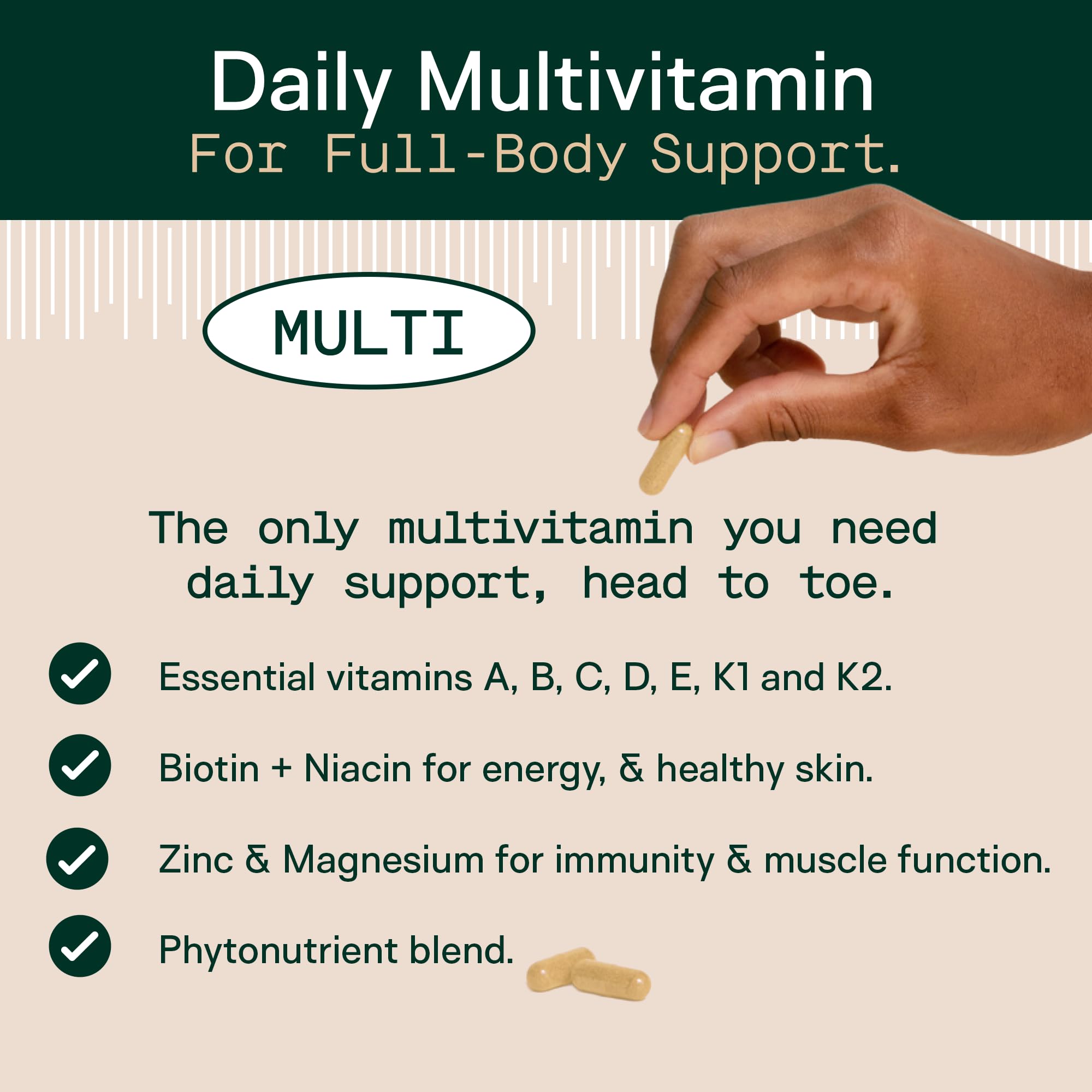 Adapt Naturals capsules close-up highlighting bioavailable nutrients.