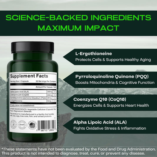 Adaptive Medicine PowerHouse Complex capsules in focus-ready form for sustained vitality
