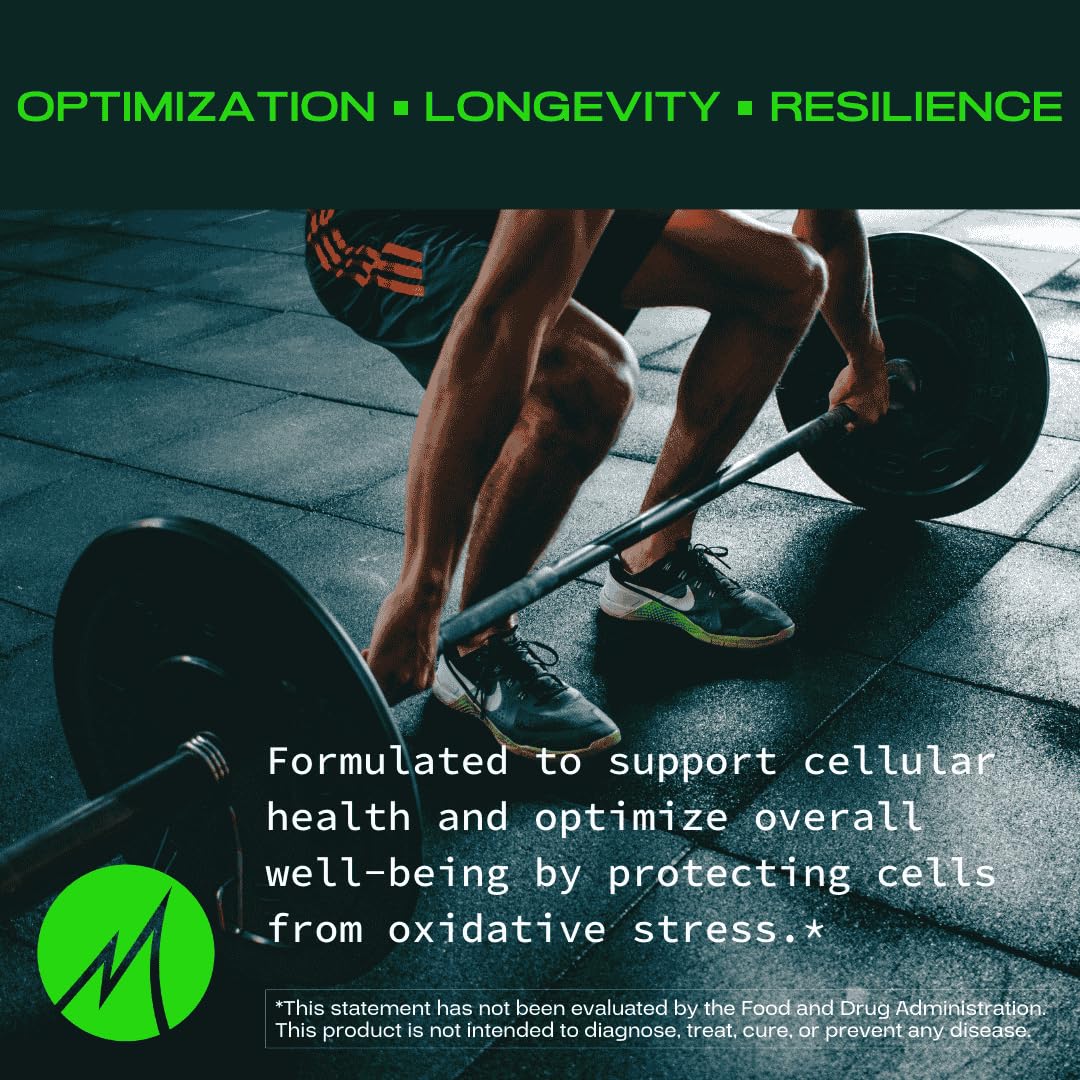 Adaptive Medicine PowerHouse Complex label communicates non-GMO and gluten-free attributes