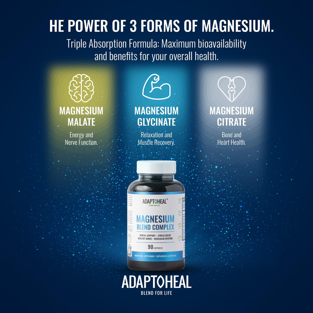 Adaptoheal daily wellness packaging shown on shelf.