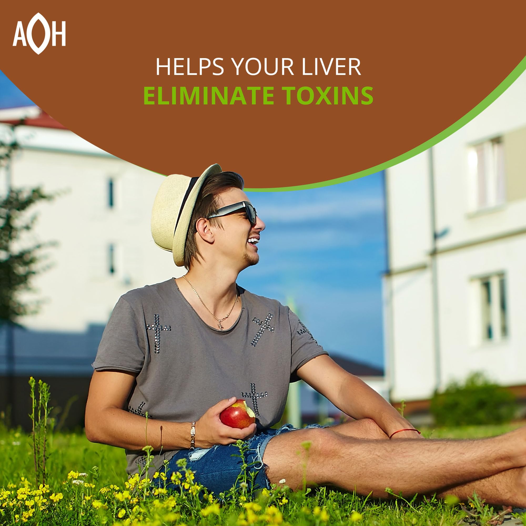 ADAPTOHEAL label artwork with natural botanicals and clean design