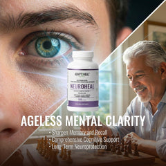 ADAPTOHEAL NeuroHeal on desk for daily focus.