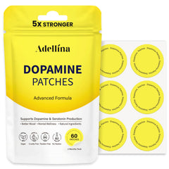 Adellina Dopamine Patches packaging for daily mood support.