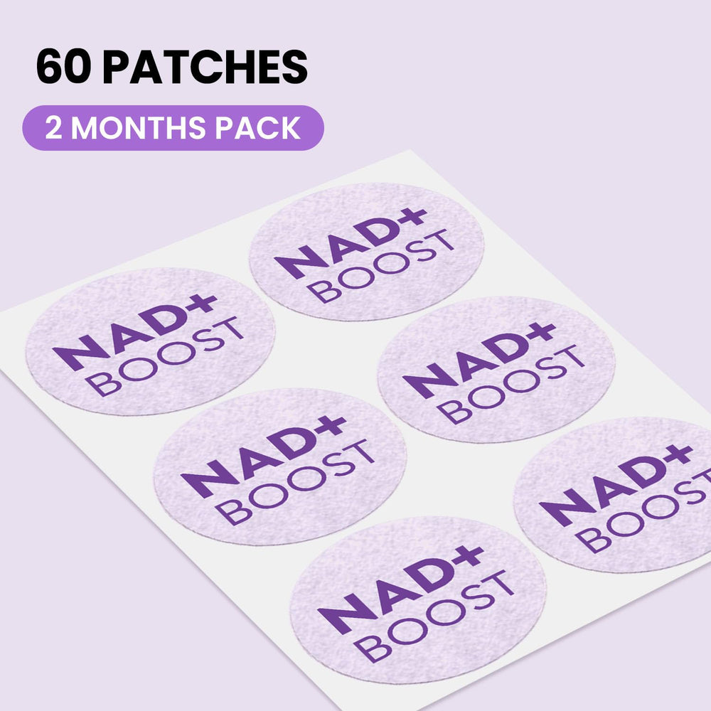 Adellina NAD+ Patches worn during shower demonstrating water resistance