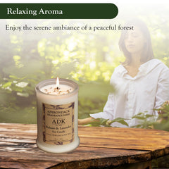 ADK candle in glass jar presented as a thoughtful gift option