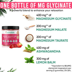 Adndale herbal blend with Ashwagandha and Lemon Balm suggests calming notes.