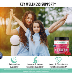 Adndale gummies packaging emphasizes berry flavor and vegan, gluten-free formulation.