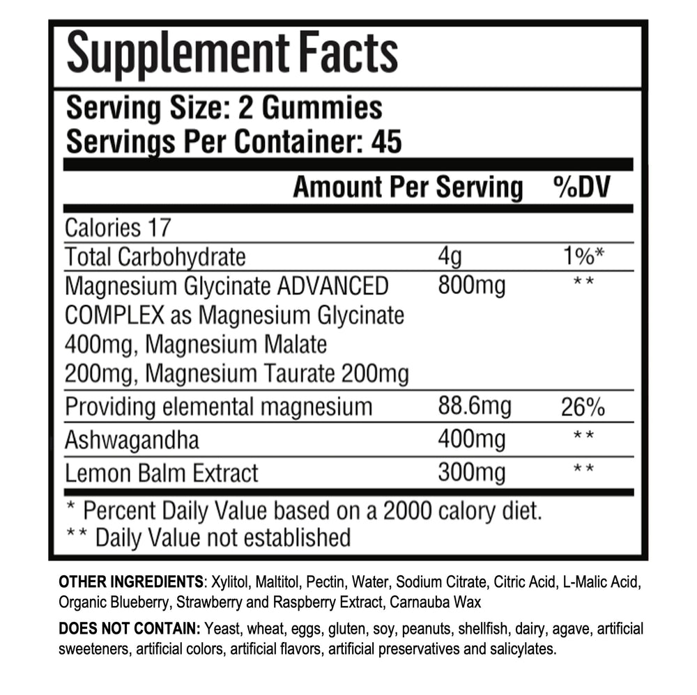 Adndale gummies closeup showing soft berry texture for easy daily use.
