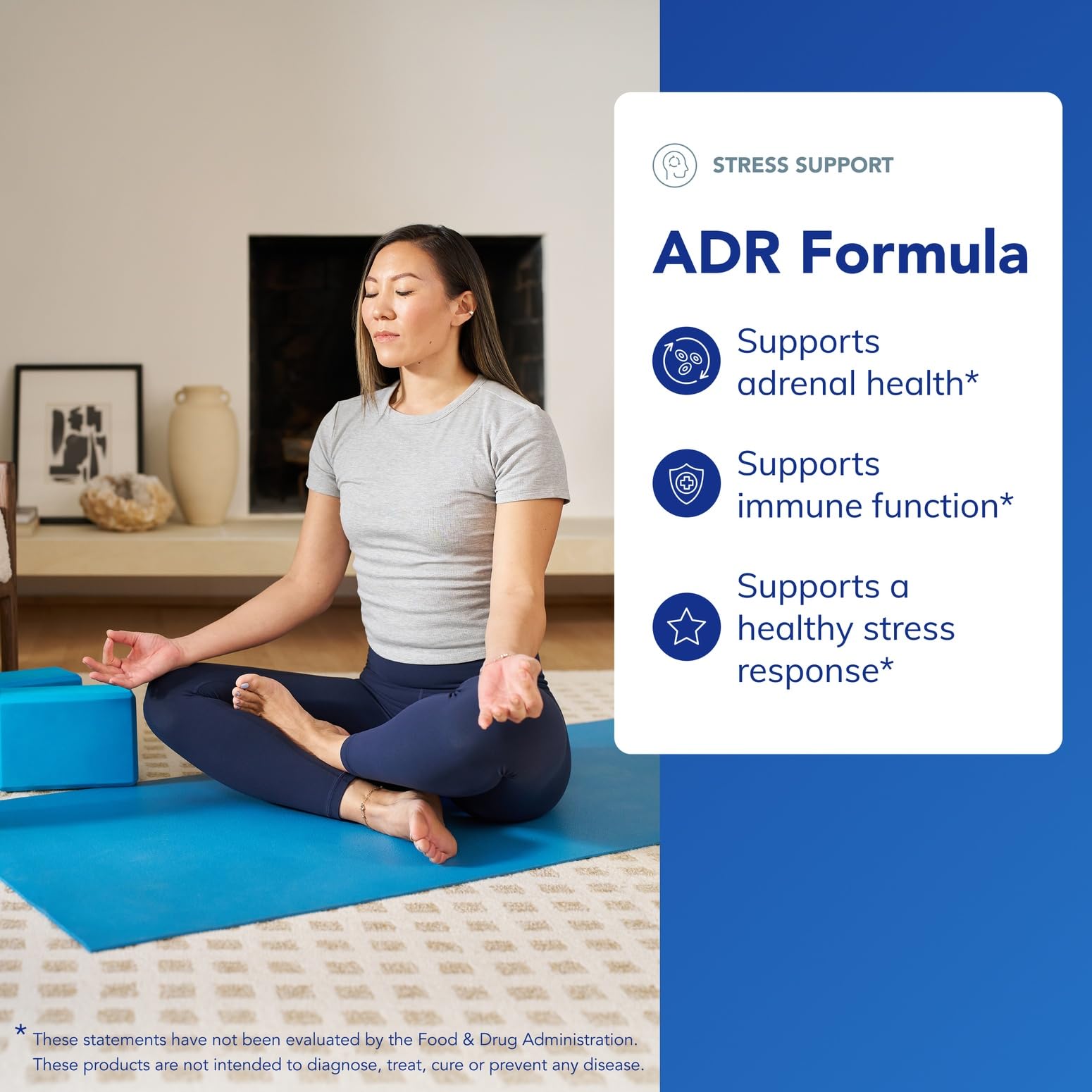ADR Formula capsules poured showing easy daily dosage