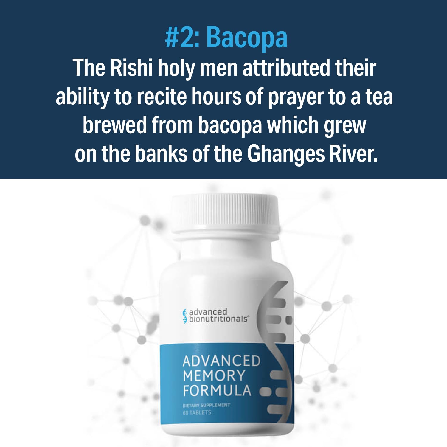 Advanced Memory Formula capsules arranged for convenient daily cognitive support.