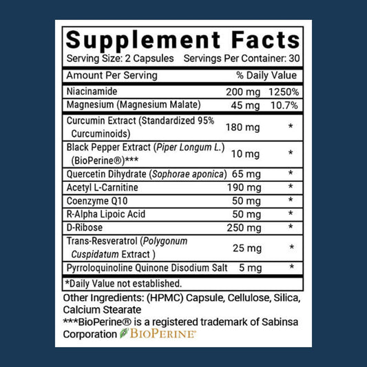 Advanced Bionutritionals Advanced Mitochondrial Formula tablets ready for dosing.