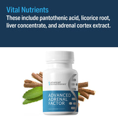 Advanced Bionutritionals liver concentrate capsules supporting energy levels.