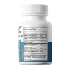 Advanced Bionutritionals silica supports bone growth, shown in the visual.