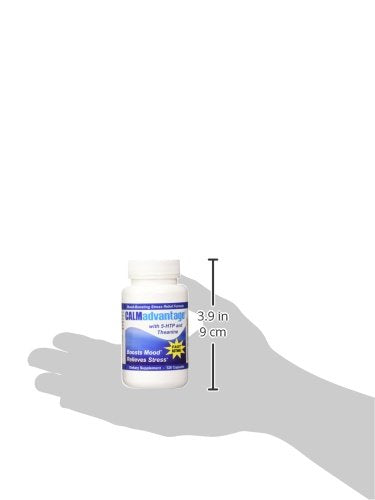 Calm Advantage capsules from Advanced Nutritional Innovations hint at stress relief potential.