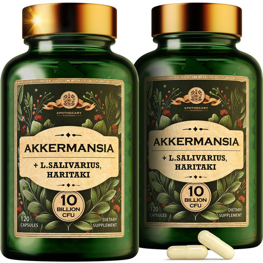 AdvantageNutra Akkermansia bottle front view supports gut balance.
