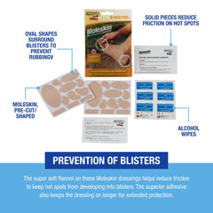 Adventure Medical Kits alcohol wipes, quick foot-cleaning for on-trail care.
