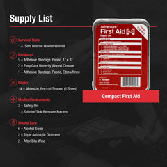 Alcohol wipes from Adventure Medical Kits for quick disinfection