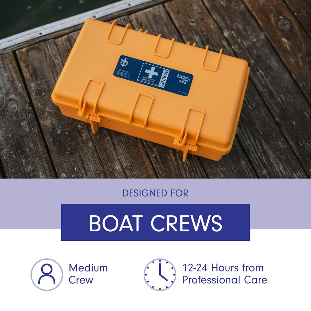 Adventure Medical Kits Marine Series organized contents enable quick access during emergencies