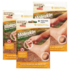 Adventure Medical Kits moleskin pre-cut, compact protection for hot spots on hikes.