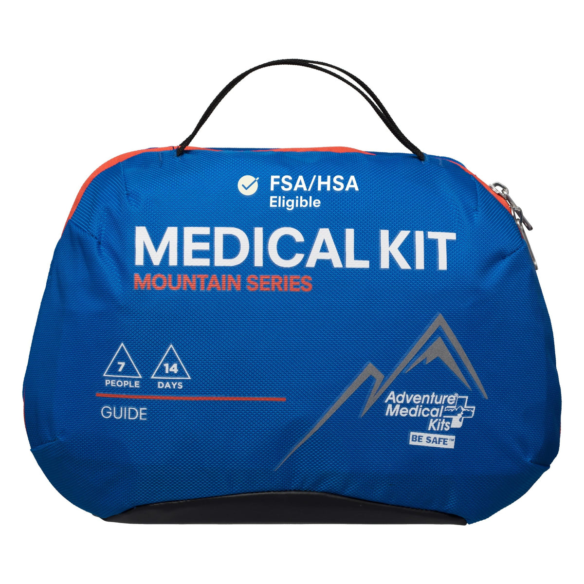 Adventure Medical Kits Mountain Series outer bag keeps gear dry and organized on rugged hikes.