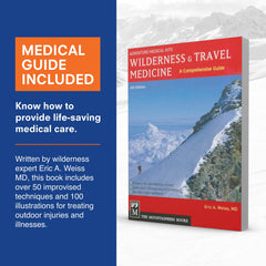 Adventure Medical Kits Mountain Series wilderness first aid guide for on-site decisions.