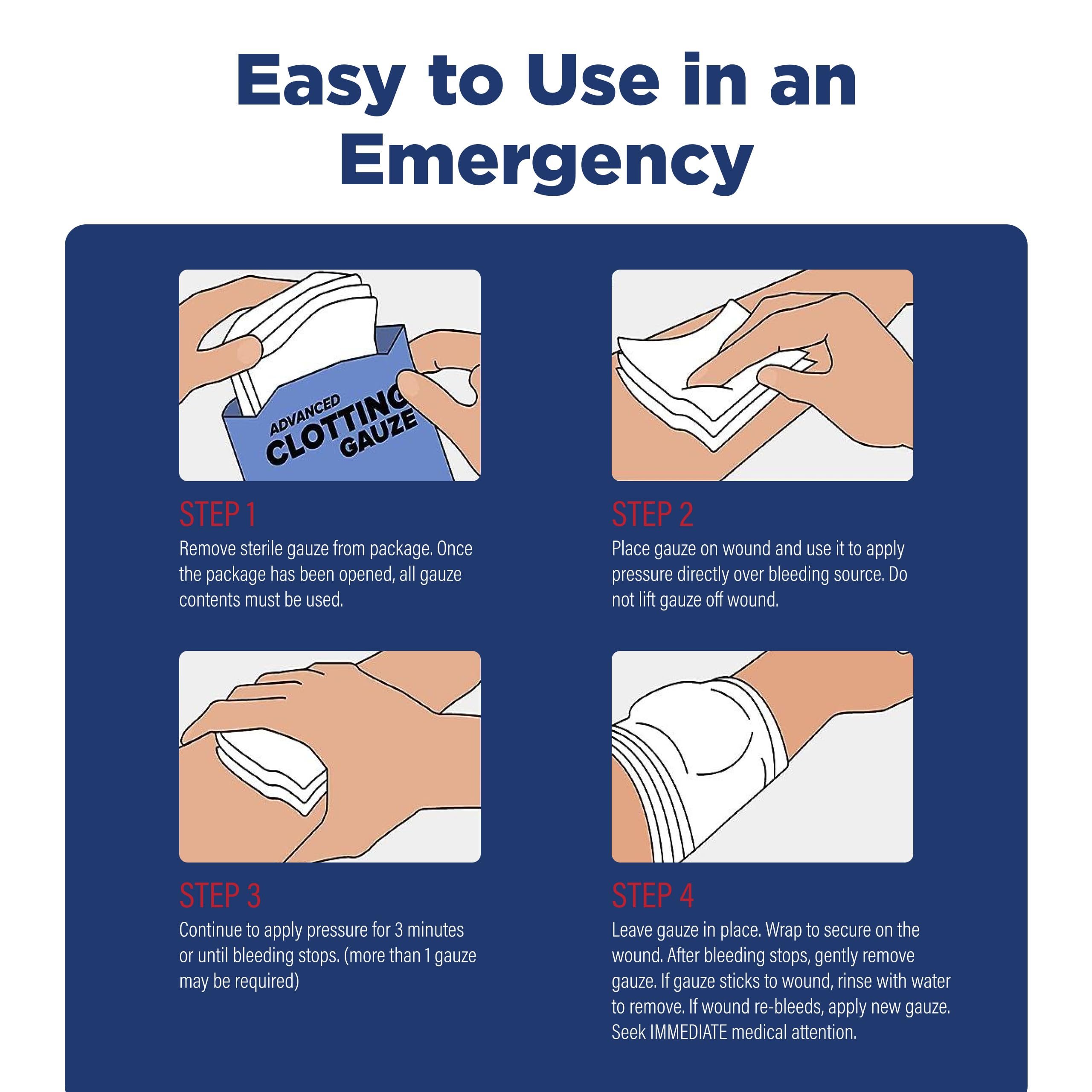 Non-stick surface eases dressing removal after use.