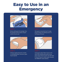 Non-stick surface eases dressing removal after use.