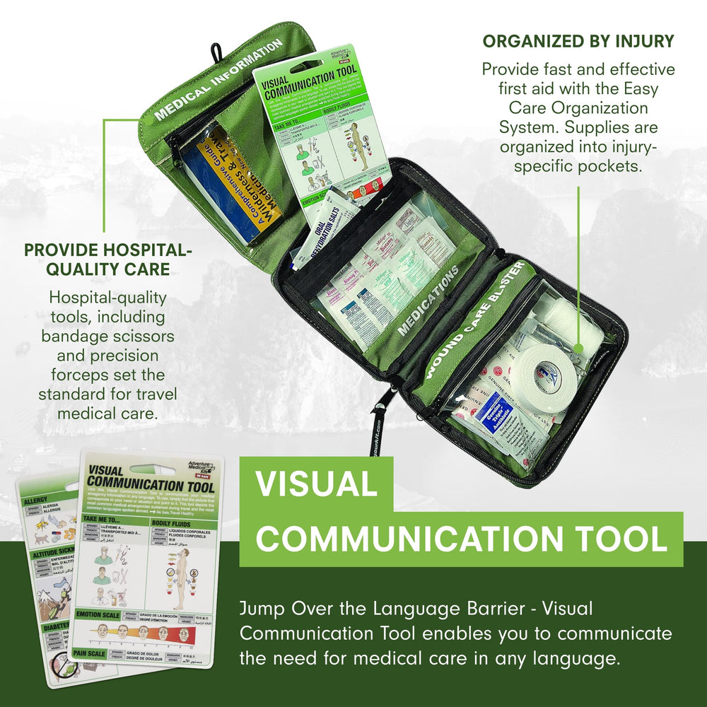 Adventure Medical Kits Smart Travel First Aid Kit hospital-quality tools for travel care