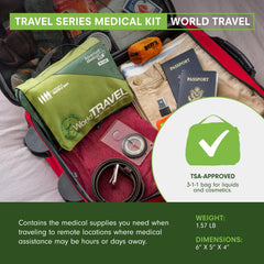 Adventure Medical Kits World Travel First Aid Kit pain relief medications for travel comfort
