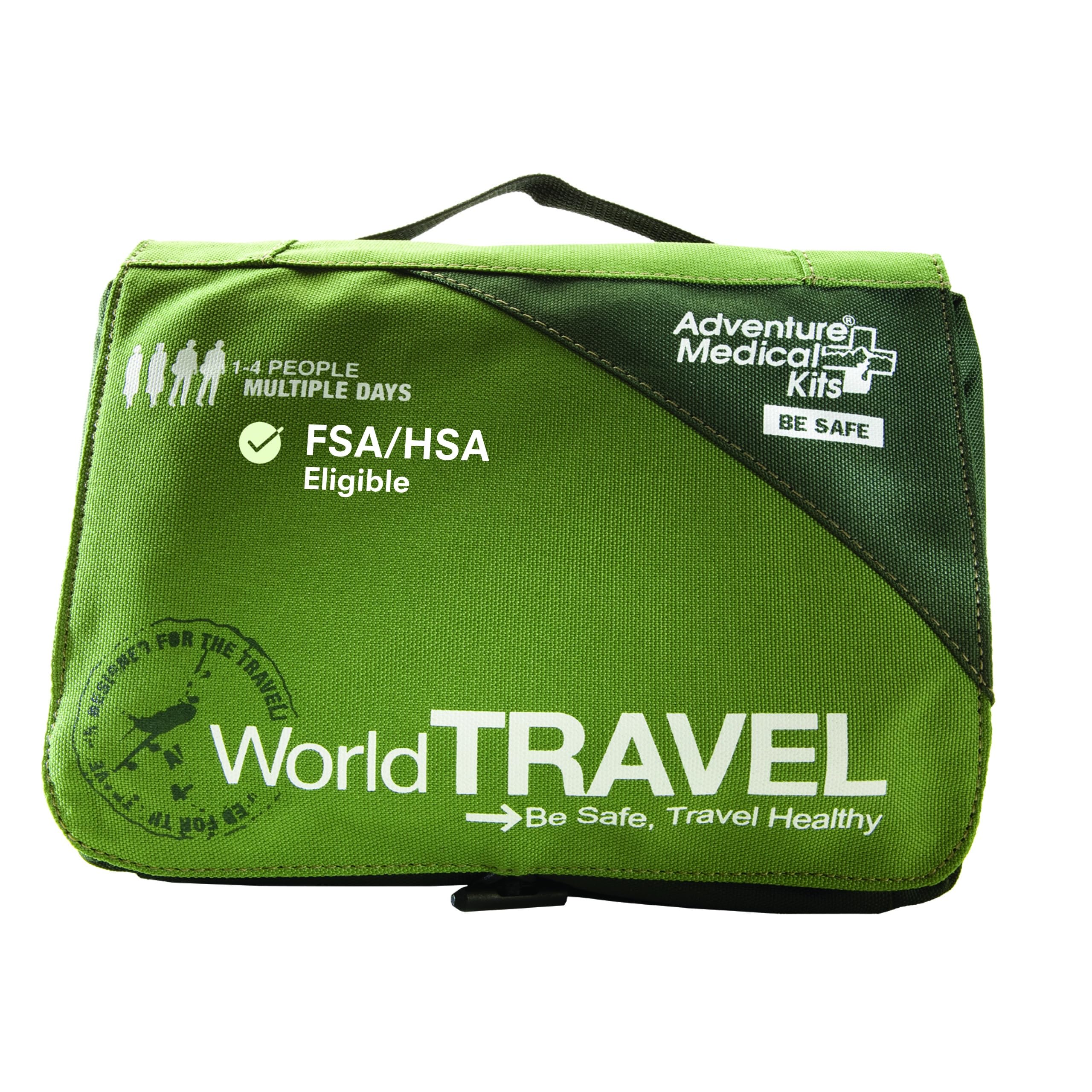 Adventure Medical Kits World Travel First Aid Kit pocket contents for easy on-the-go care