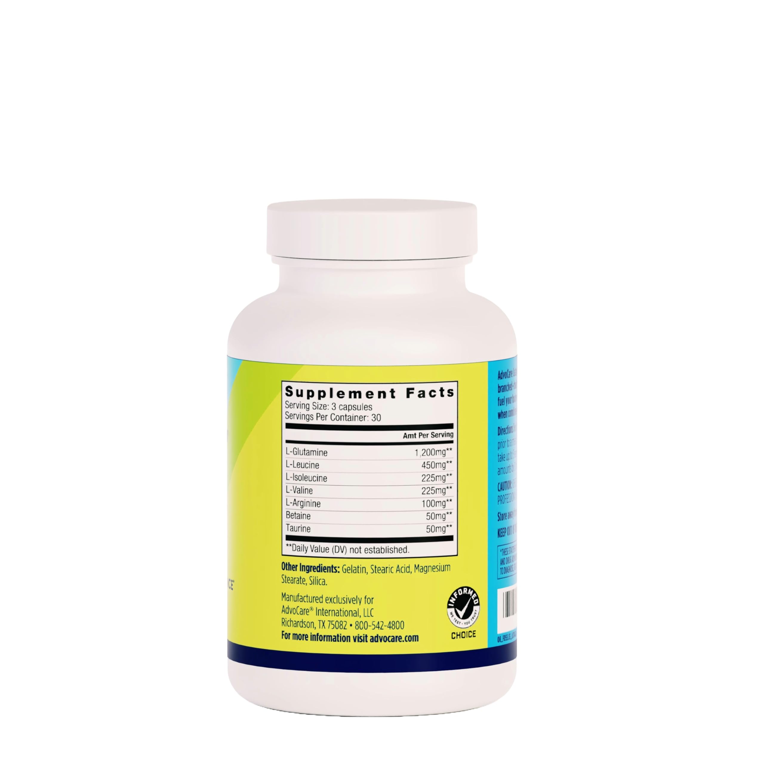 AdvoCare Catalyst pour image illustrating pre‑workout use for smoother training