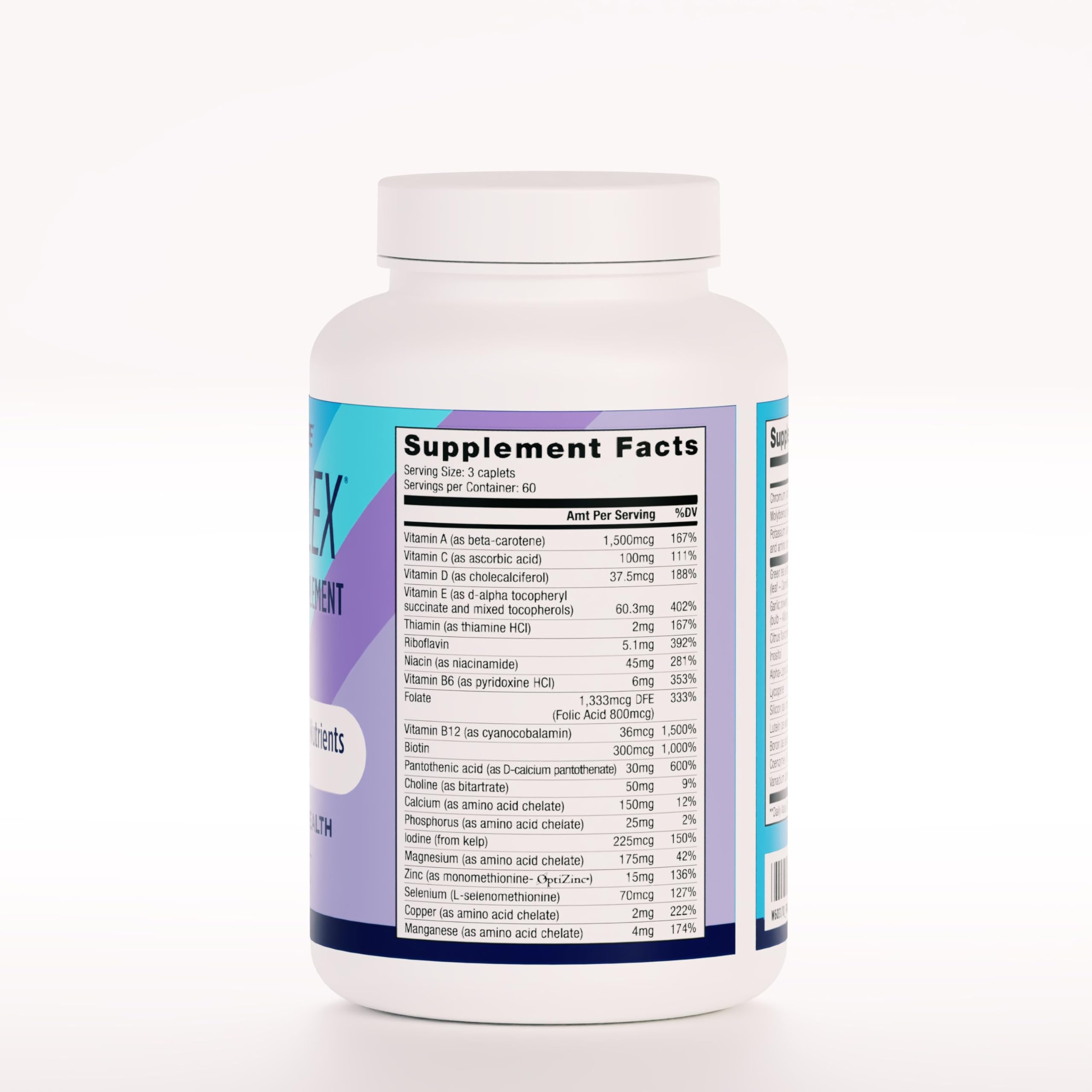 Close-up of AdvoCare CorePlex caplets highlighting essential vitamins for daily nutrition.