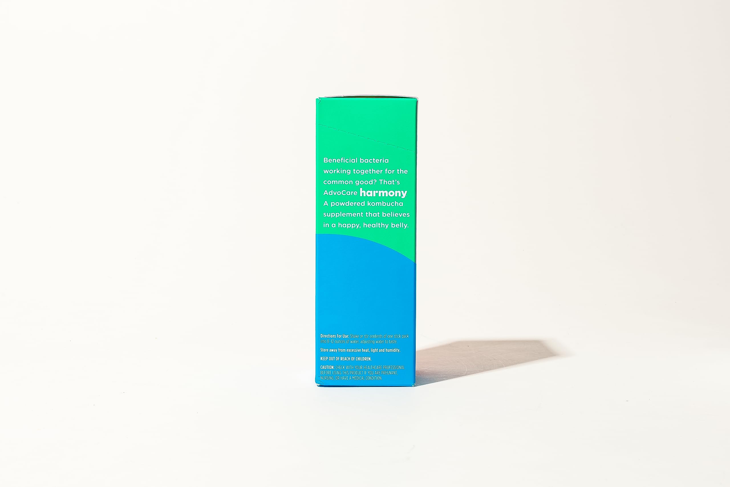 AdvoCare Harmony mixed-drink glass illustrates easy daily consumption on the go.