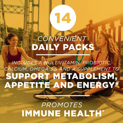 Vitamin-rich AdvoCare MNS Omni formula aiding healthy hair, skin, and nails