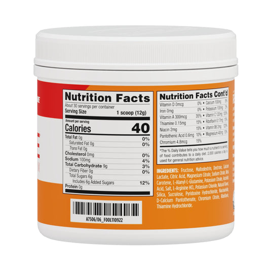 AdvoCare Rehydrate glass with dissolved powder shows balanced minerals for steady endurance.