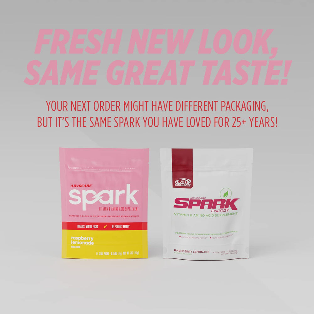 AdvoCare Spark energy on the go supports focus during travel or study