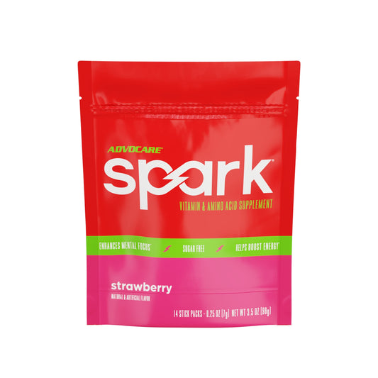 AdvoCare Spark energy stick pack for convenient on-the-go focus.