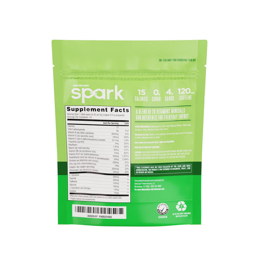 AdvoCare Spark Limeade drink in glass showing refreshing flavor and mixability