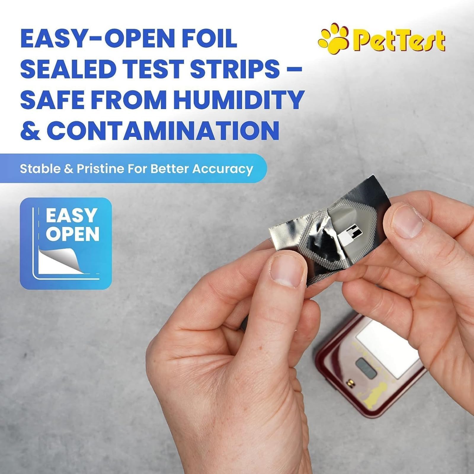 Advocate PetTest batteries included for uninterrupted testing sessions.